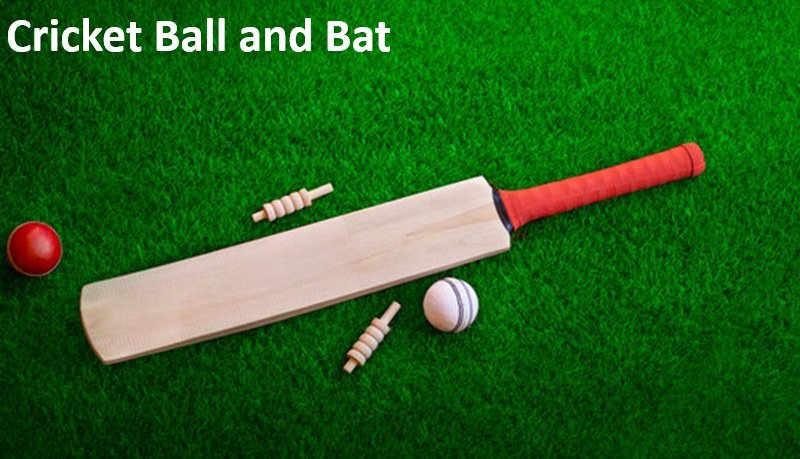 Cricket Ball and Bat