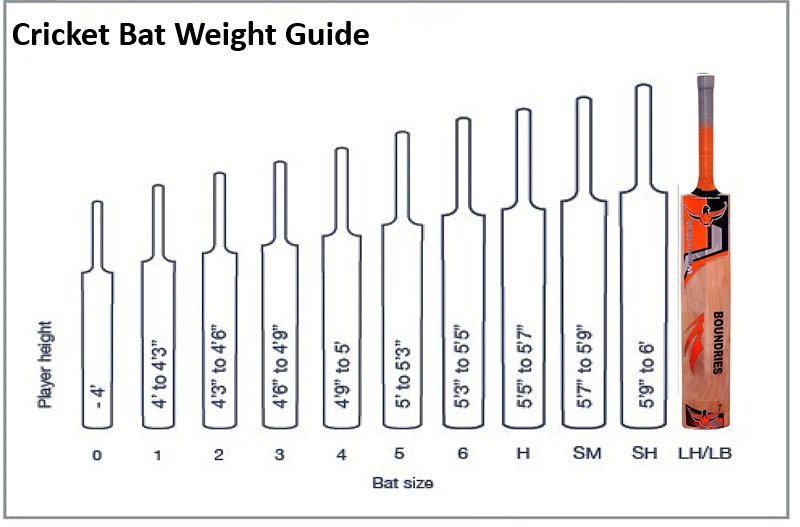 Cricket Bat Weight Guide